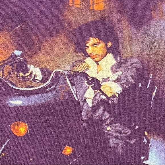 Mens Prince & The Revolution Purple Rain Short Sleeve 100% Cotton T-shirt 3XL - Picture 9 of 12